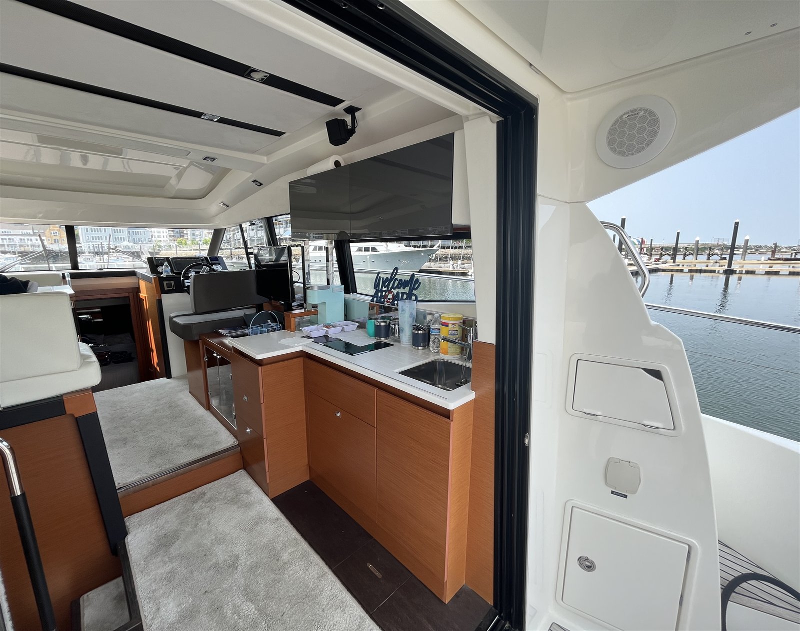The galley aboard the Karrie Anne