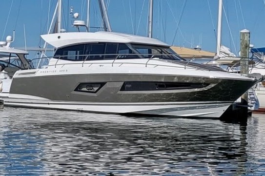 The Karrie Anne docked and ready at the marina